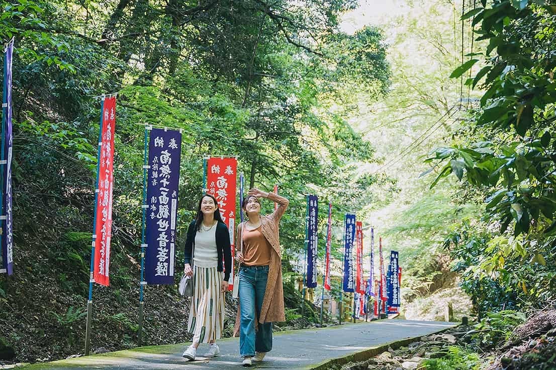 島根県安来市にある清水寺の様子