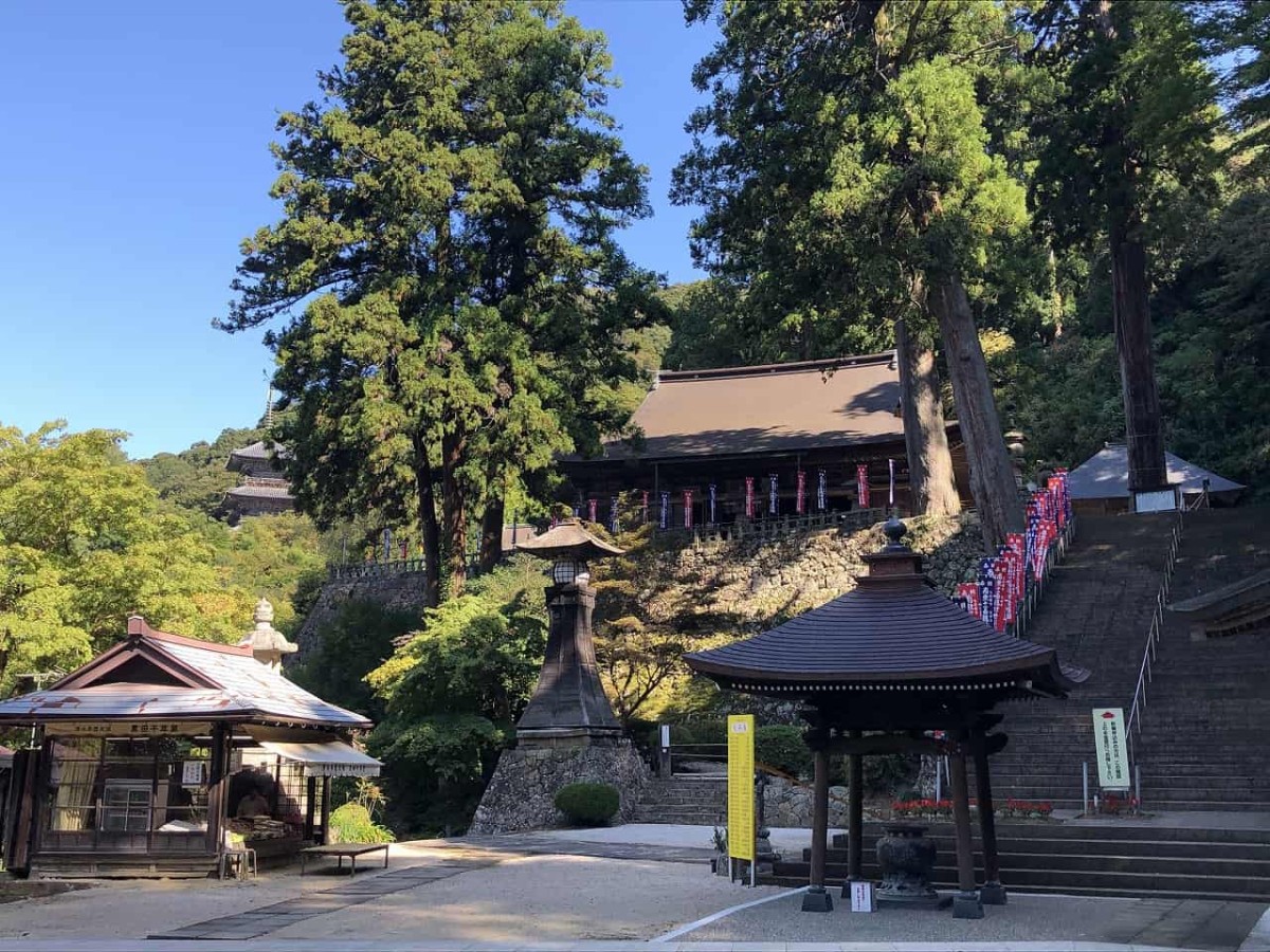 島根県安来市にある清水寺の様子