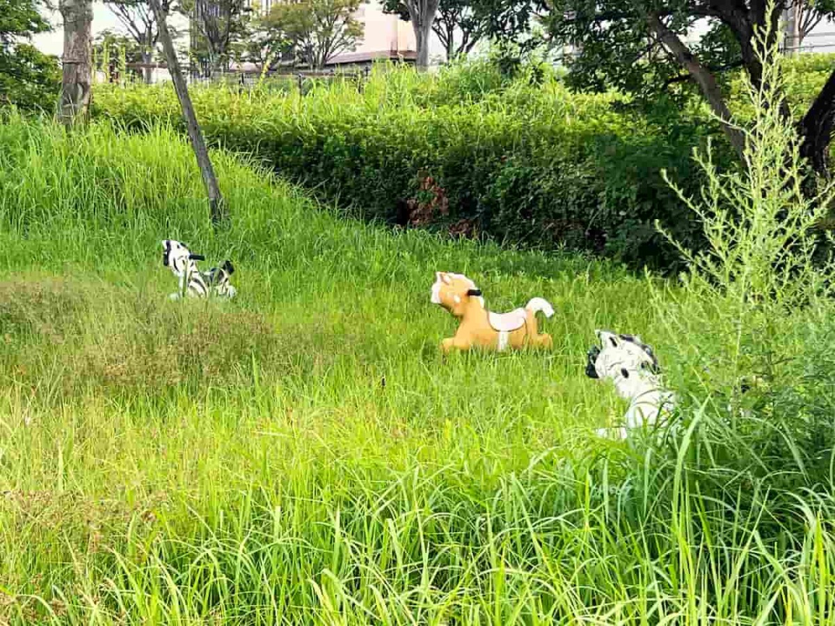 鳥取県米子市にある公園『流通町北公園』の様子