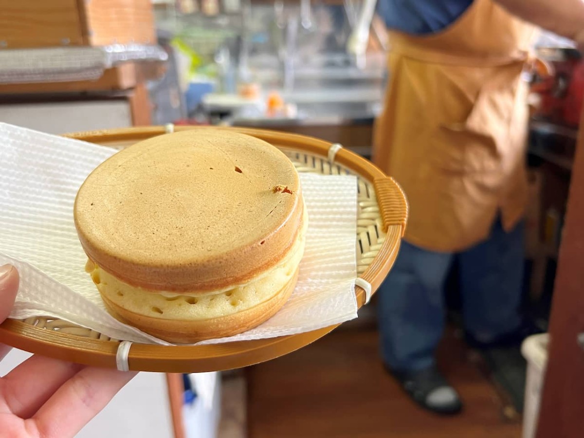 鳥取県智頭町の老舗大判焼き屋『きょうばし』の大判焼き