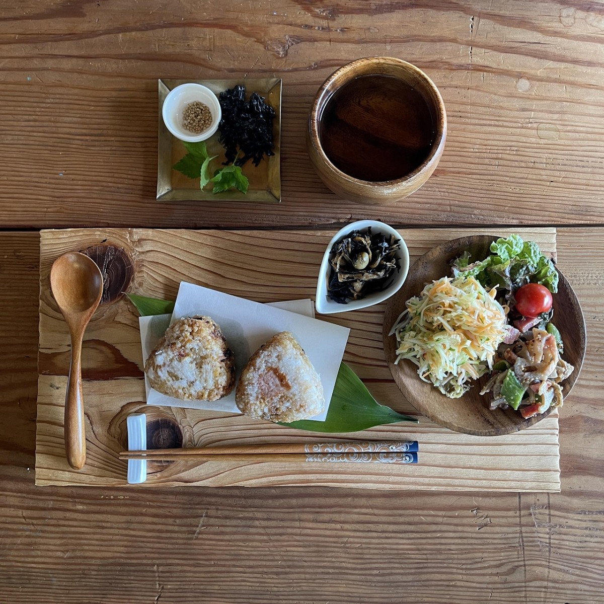 島根県出雲市にあるギャラリー兼ショップ『ミツトリヒトギ』のランチ