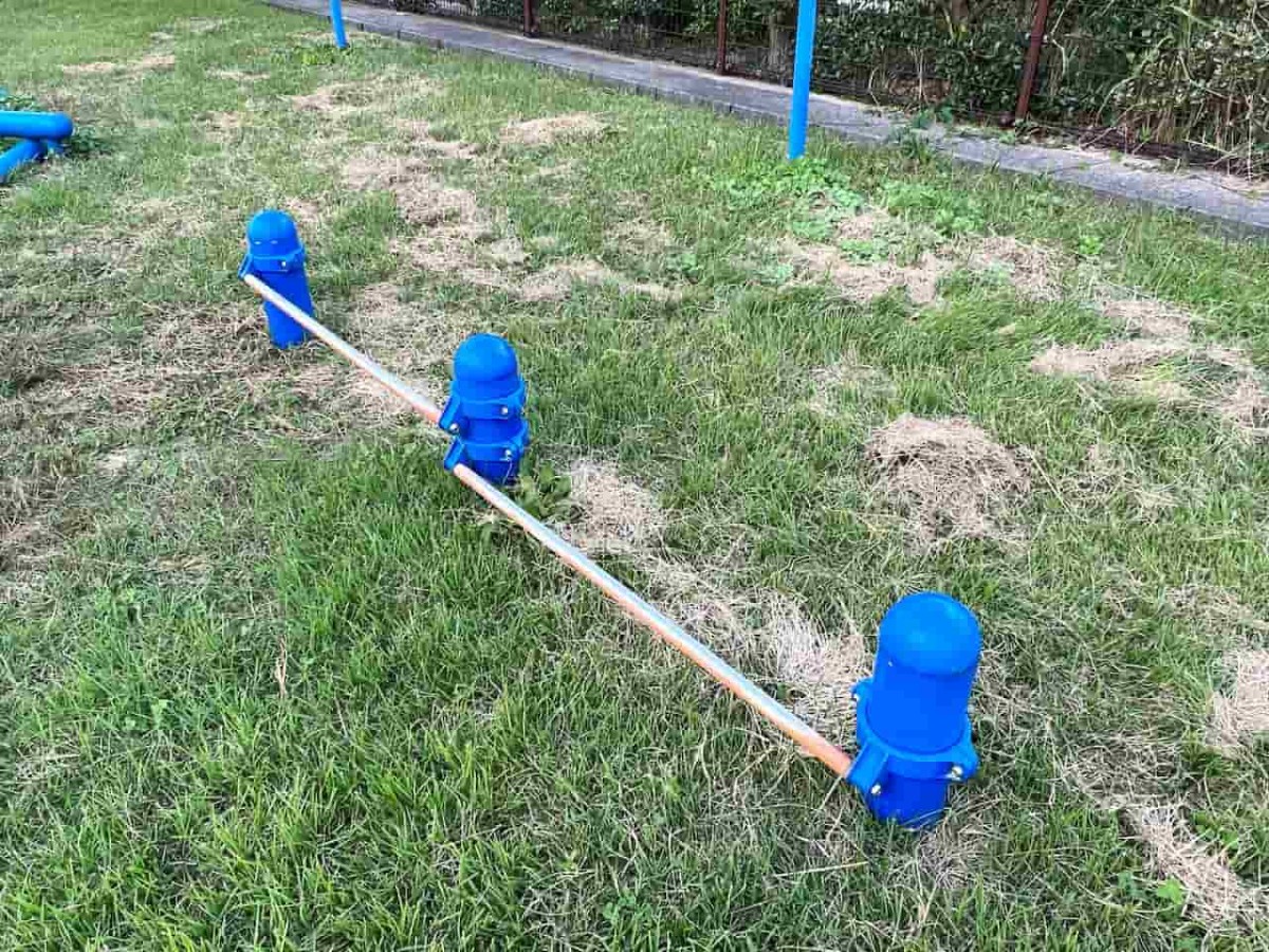 島根県出雲市にある『中の島西公園』のフィットネス遊具