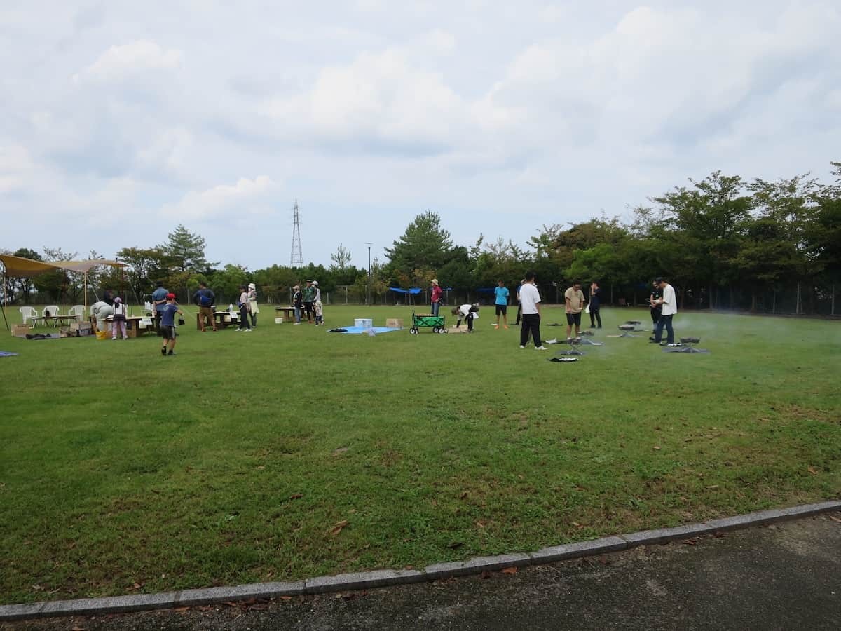 鳥取県浜田市にある『海のみえる文化公園』で開催された「防災×モルック体験」イベントの様子
