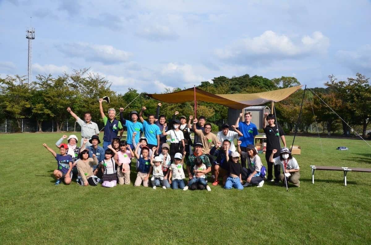鳥取県浜田市にある『海のみえる文化公園』で開催された「防災×モルック体験」イベントの様子