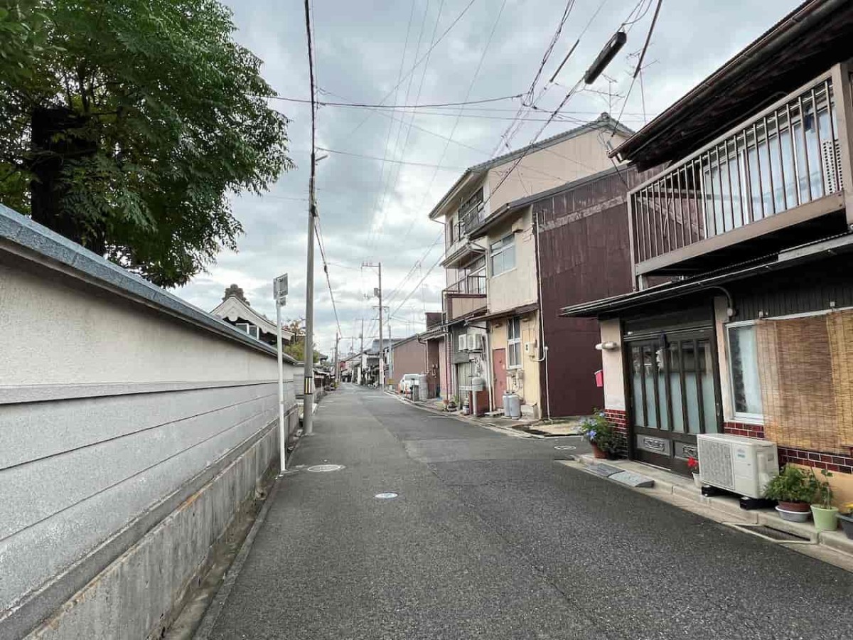 鳥取県米子市の寺町通りの様子