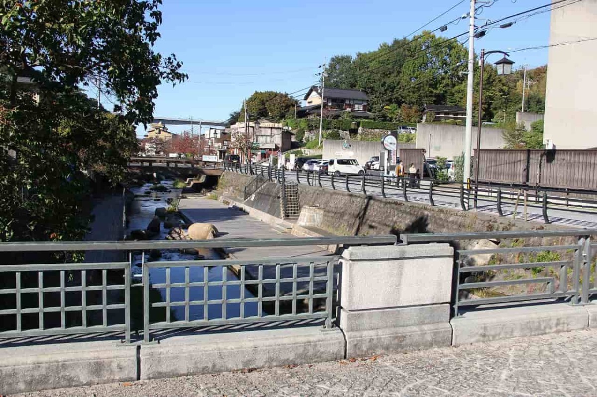 島根県松江市の玉造温泉街の様子