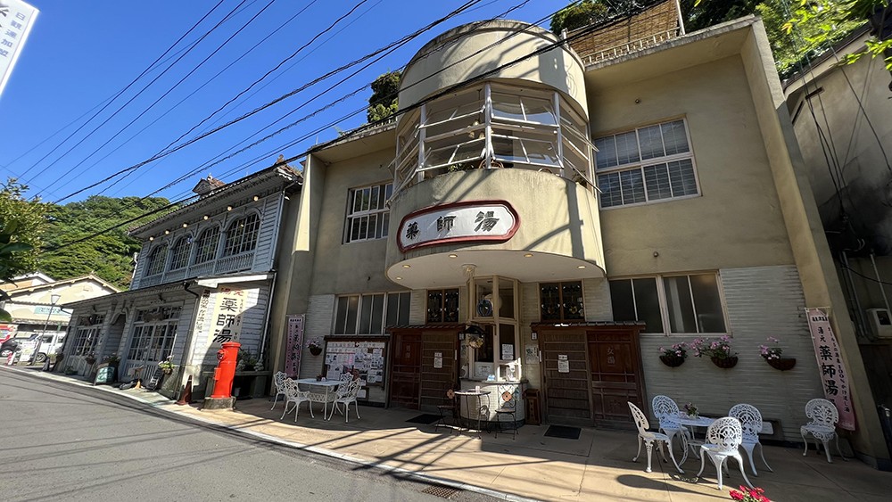 島根県大田市にある温泉津温泉街の様子