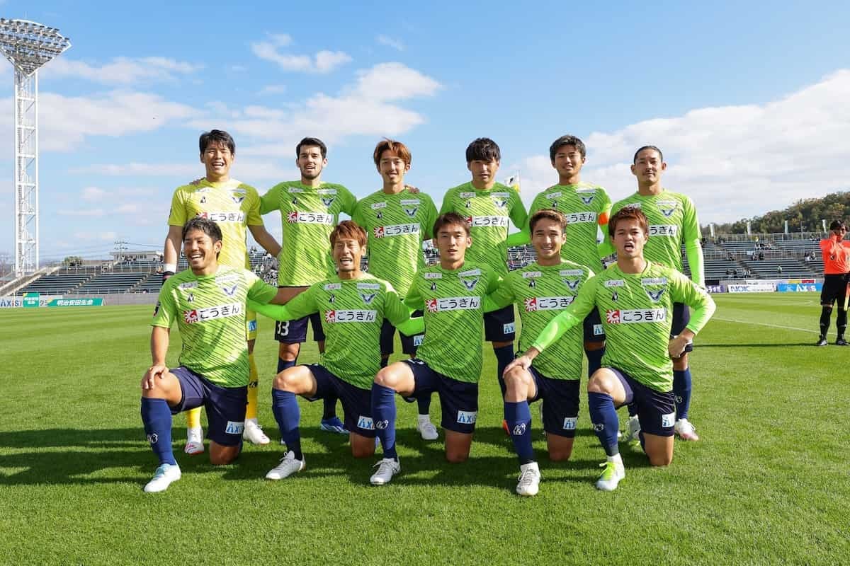 鳥取県のプロサッカークラブ「ガイナーレ鳥取」の試合風景