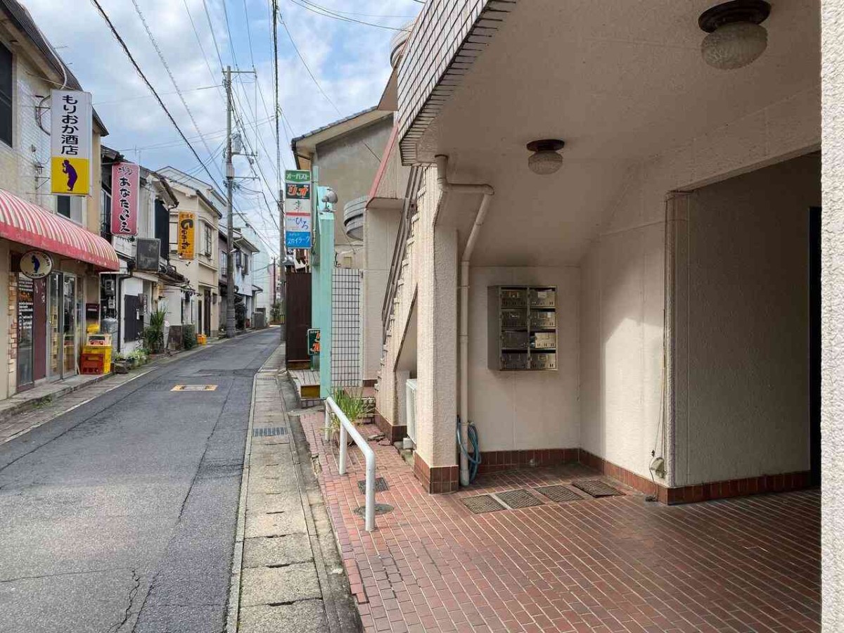 島根県松江市の繁華街「伊勢宮」の様子