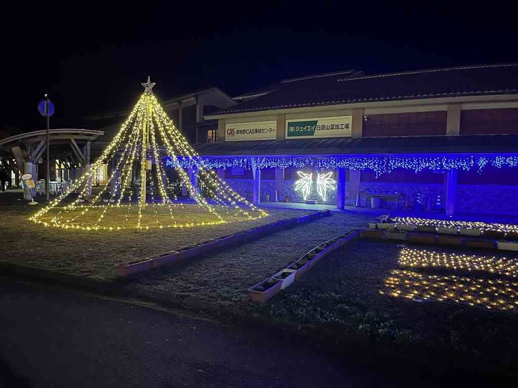 島根県鹿足郡津和野町のイベント「道の駅シルクウェイにちはら イルミネーション」のイメージ