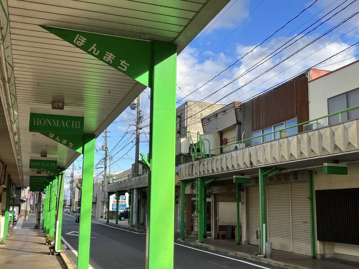 島根県出雲市にある『本町商店街』の様子