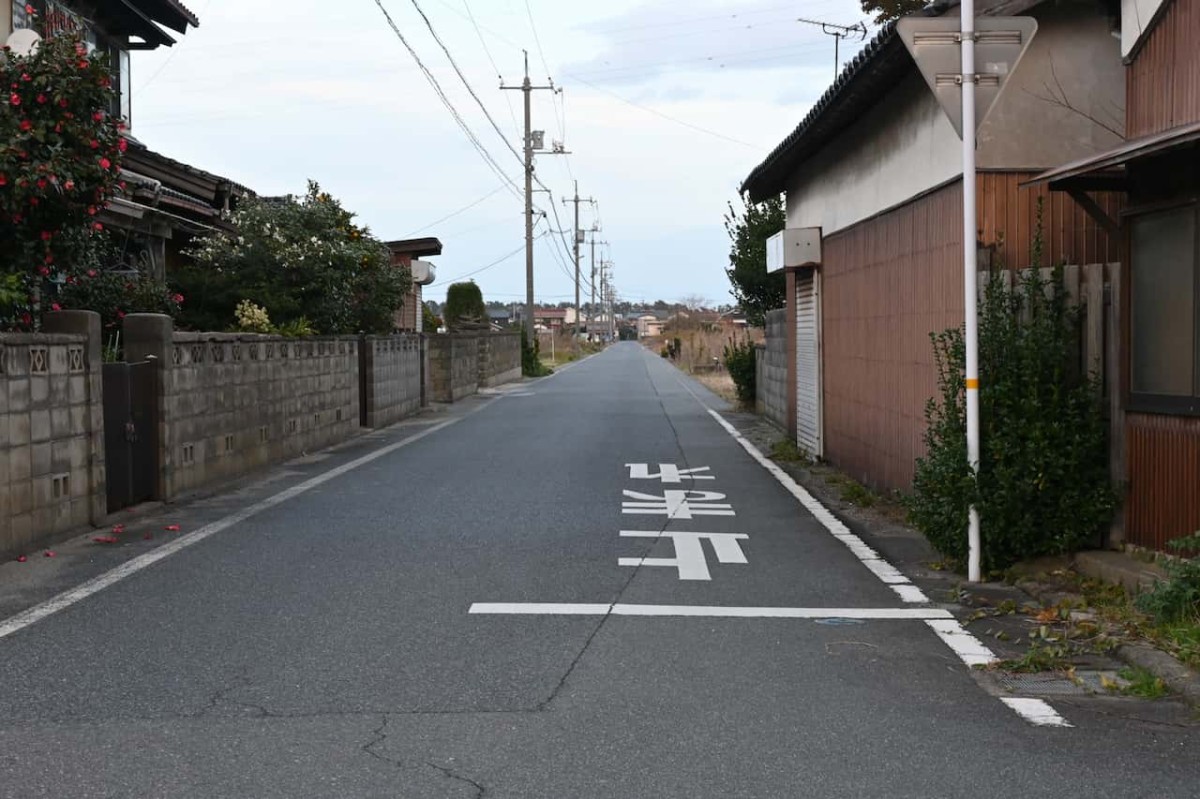 鳥取県米子市にある『和田浜駅』付近の風景