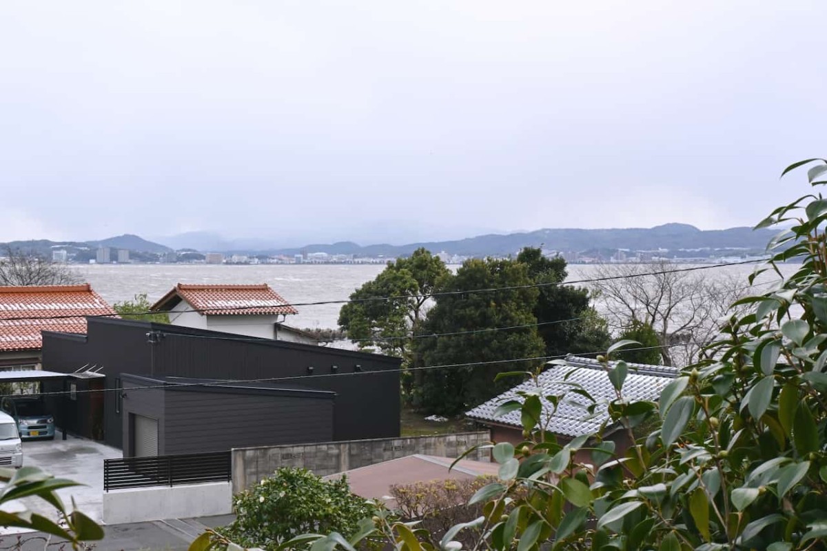 島根県松江市の『満願寺』の境内からの眺め