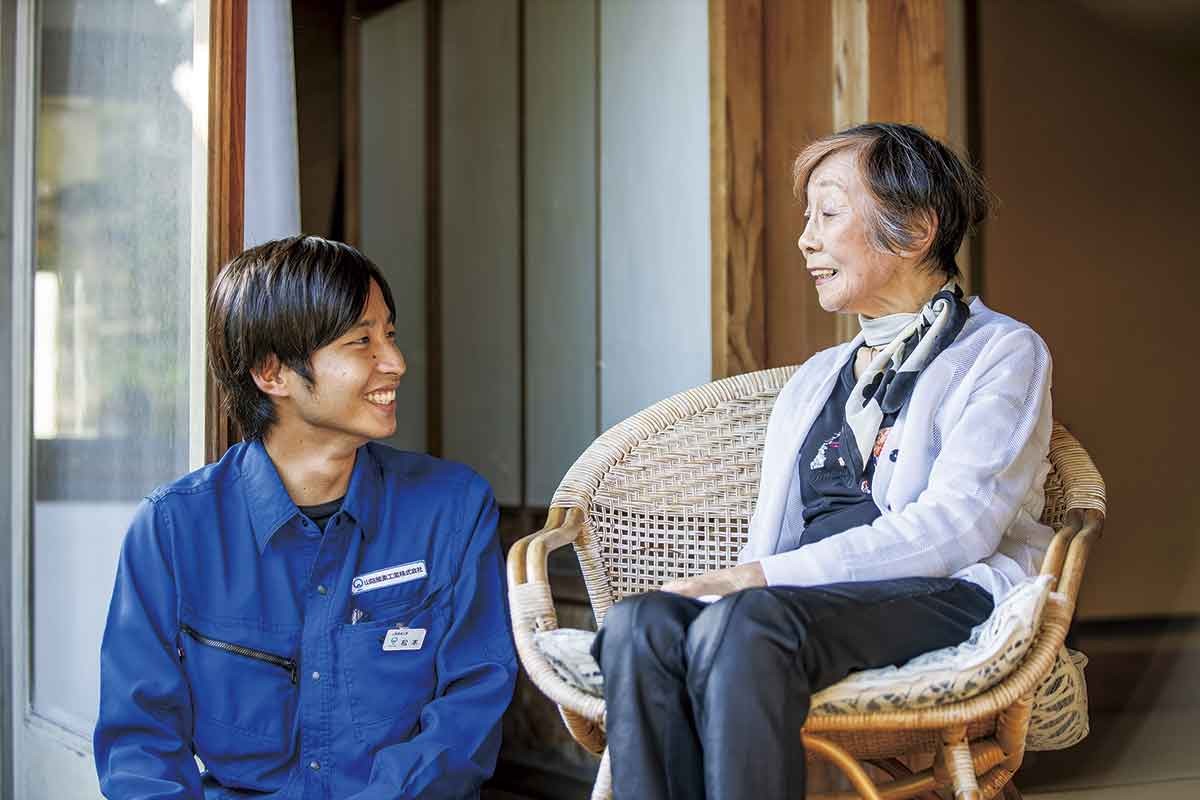 米子市「山陰酸素工業」安来支店のスタッフ