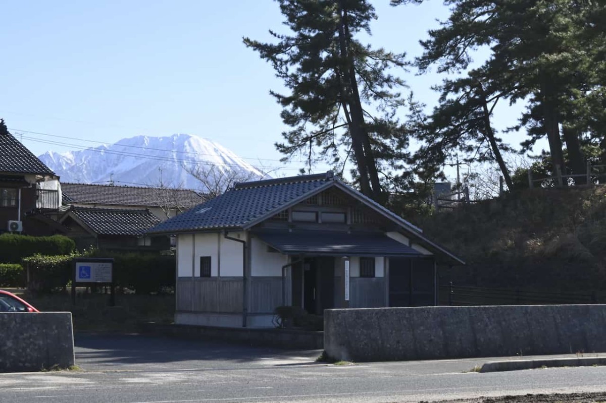 米子市淀江町にある『淀江台場跡』付近から見えた大山