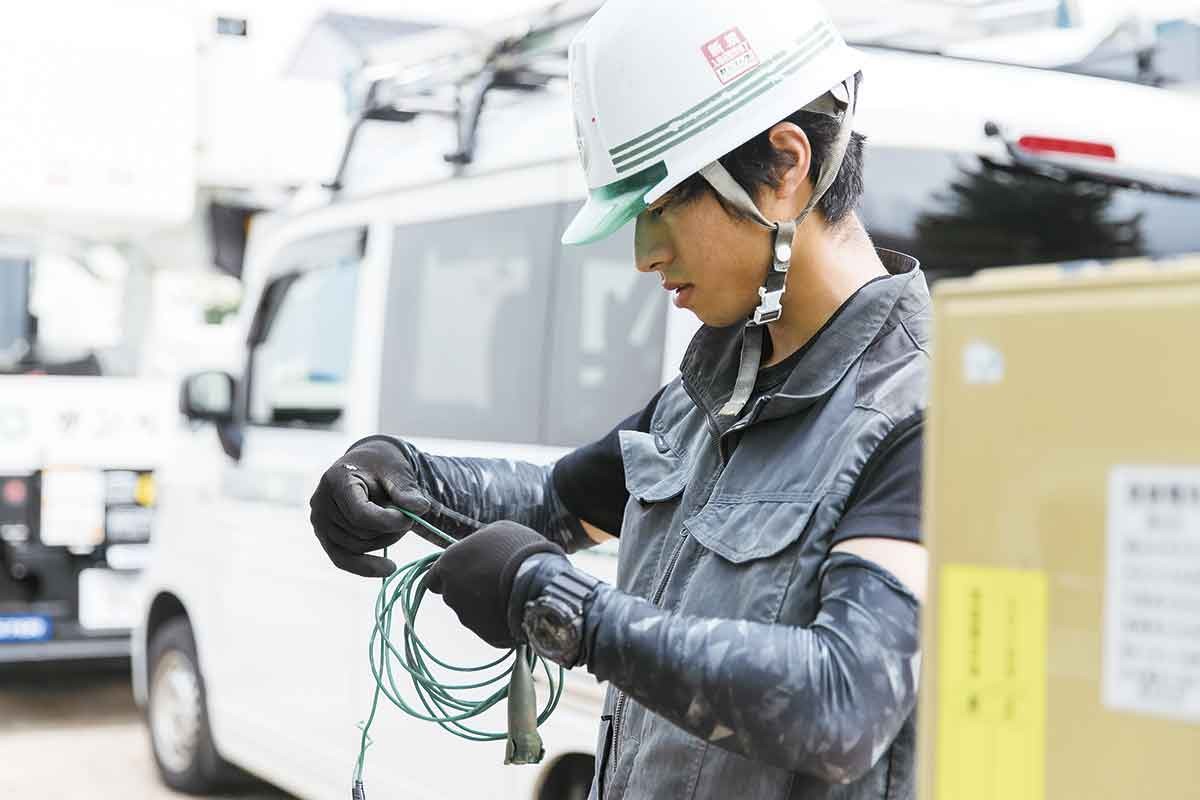 松江市「サンべ電気株式会社」のスタッフ