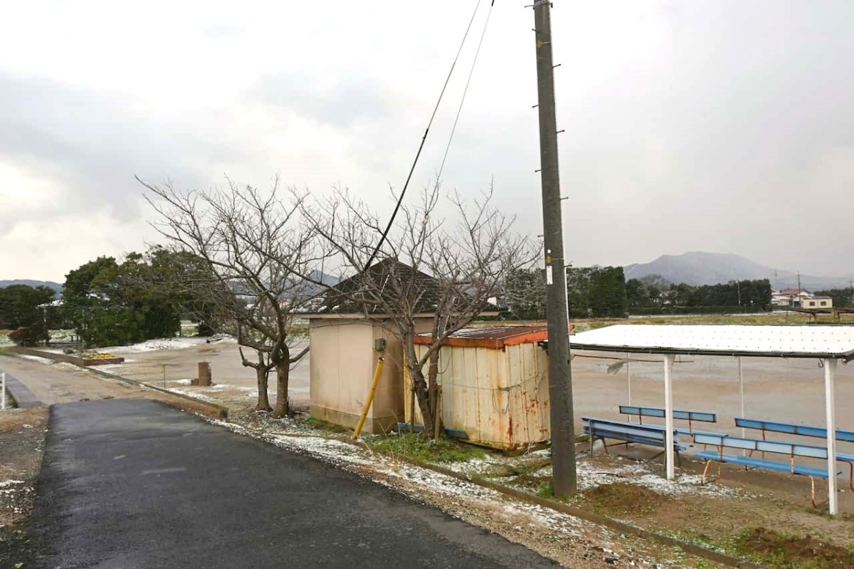 島根県出雲市にある『五右衛門川河川公園』の様子