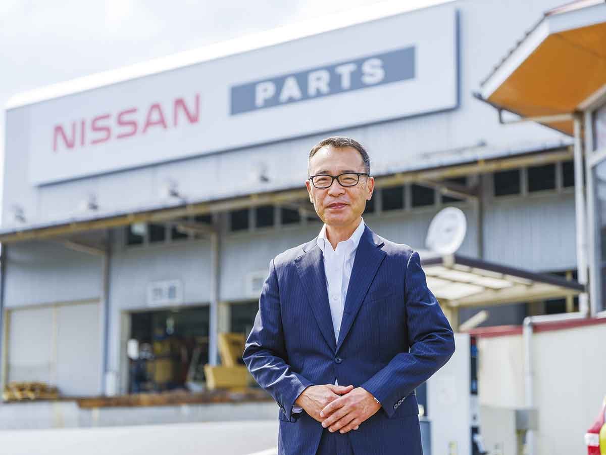 松江市「日産部品山陰販売 株式会社」の小坂厚夫社長