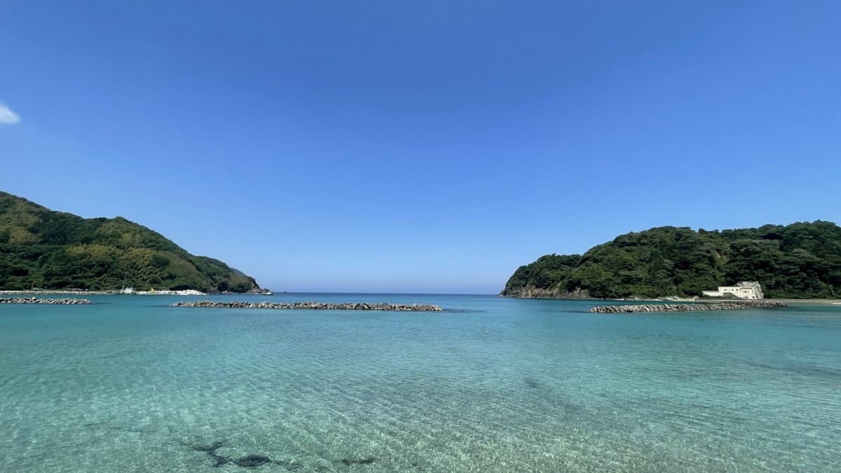 松江市島根町の野波海岸