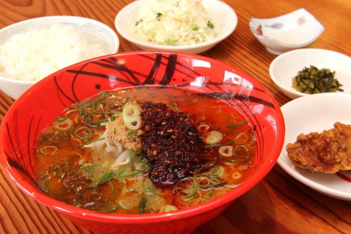 島根県出雲市にある『神立中華 王福』のラーメン