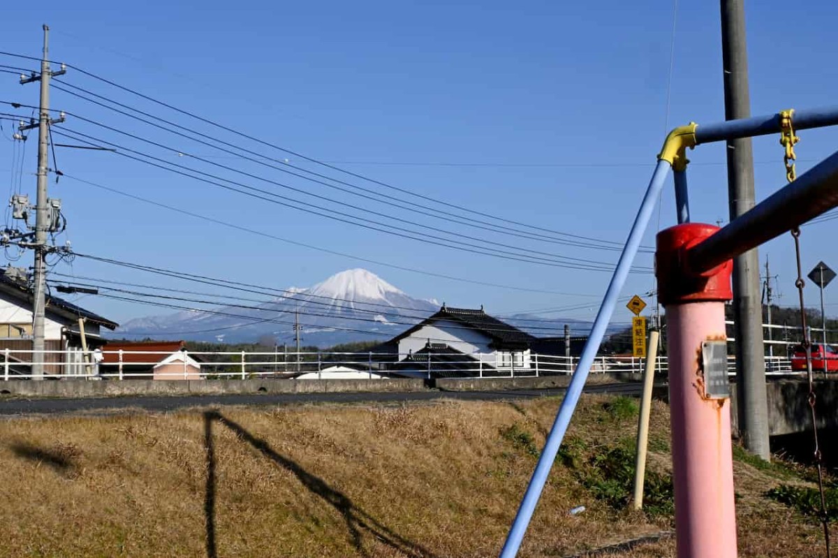 鳥取県米子市にある『大袋児童公園』から見える大山