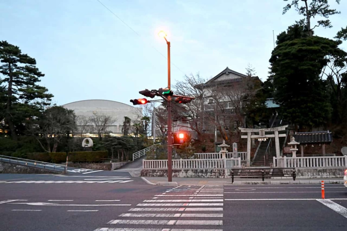 島根県出雲市にある『日吉児童遊園地』周辺の様子