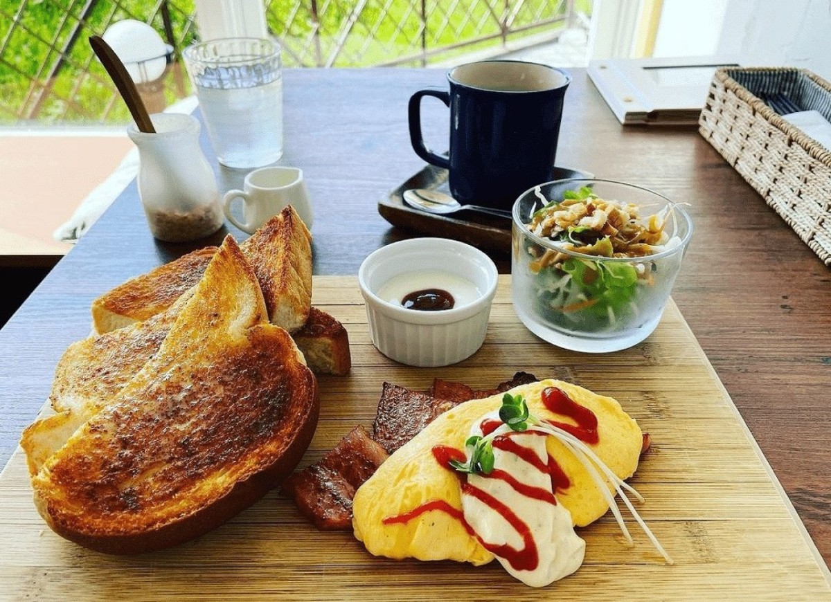 島根県松江市にあるカフェ『スマイル』のモーニングメニュー