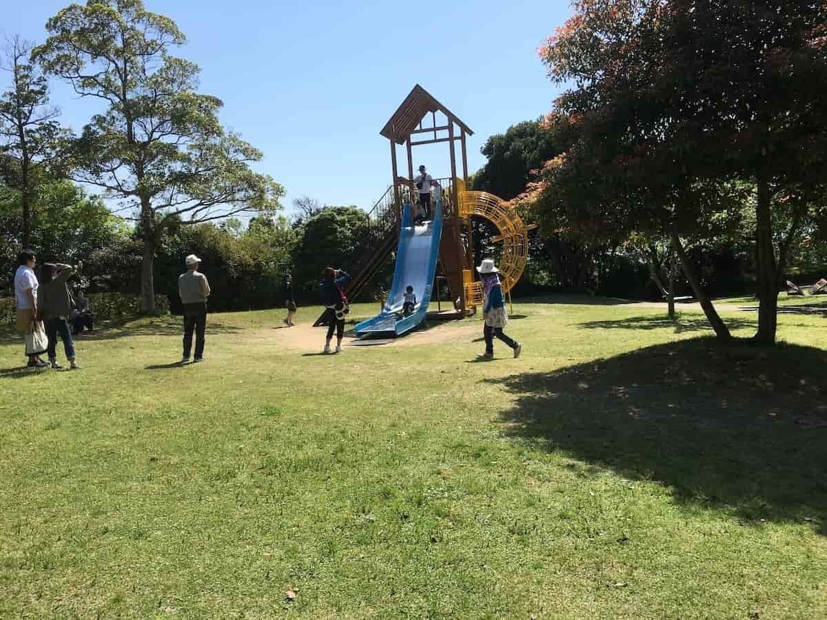 島根県のフィールドアスレチック施設『万葉公園』の「子どもの広場」