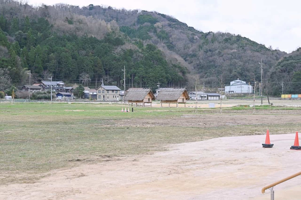 鳥取県青谷町にある『青谷かみじち史跡公園』の様子