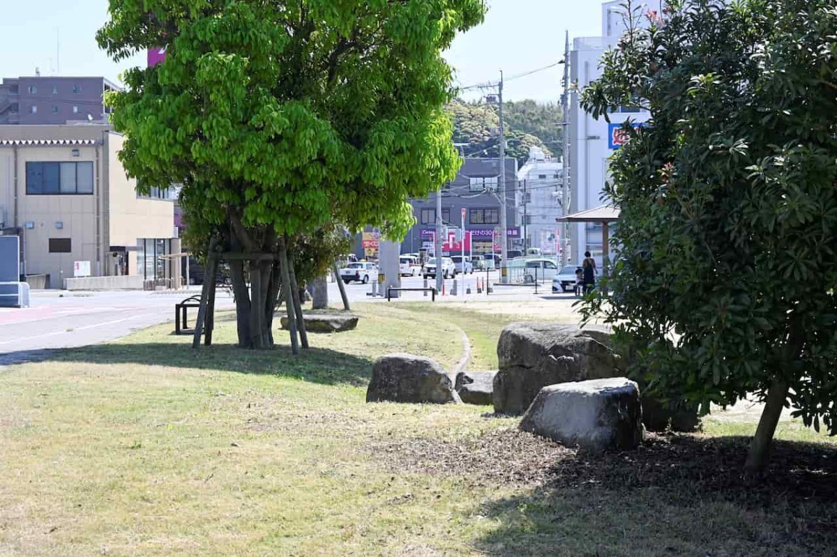 島根県益田市にある『雪舟西児童公園』の様子