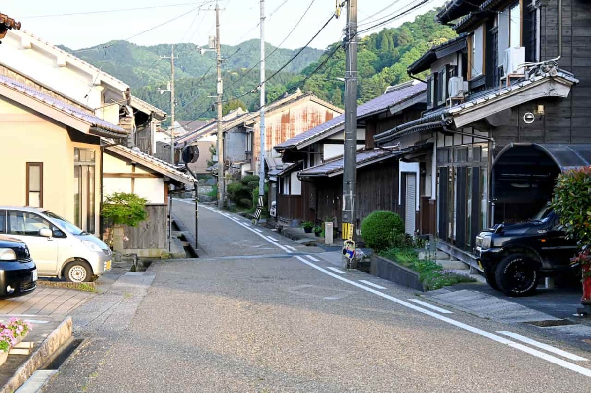 鳥取市鹿野町の町並み