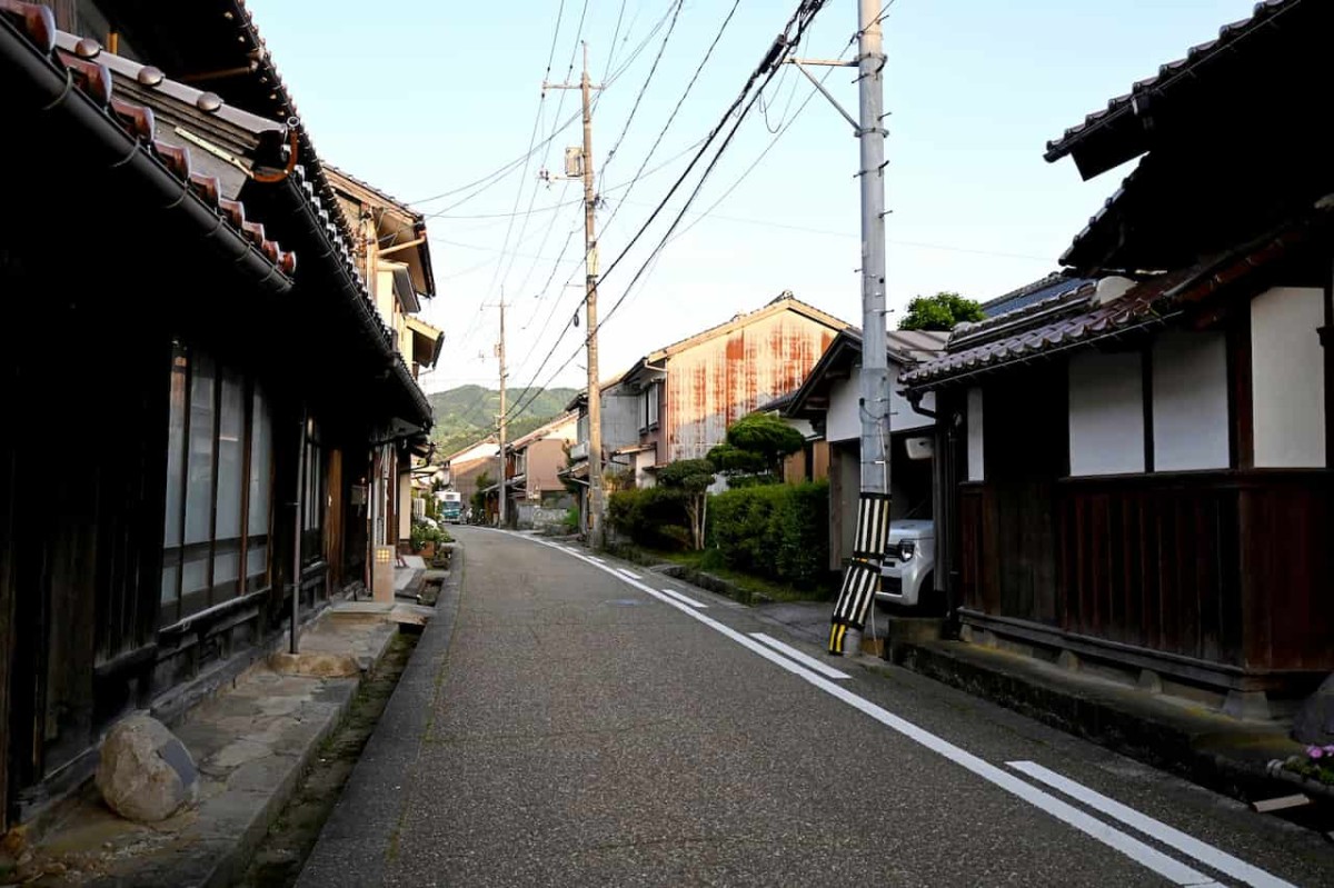 鳥取市鹿野町の町並み