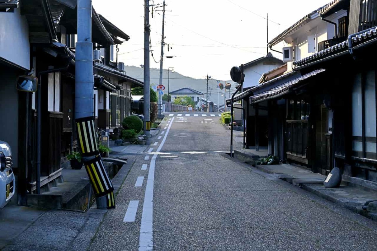 鳥取市鹿野町にある電柱