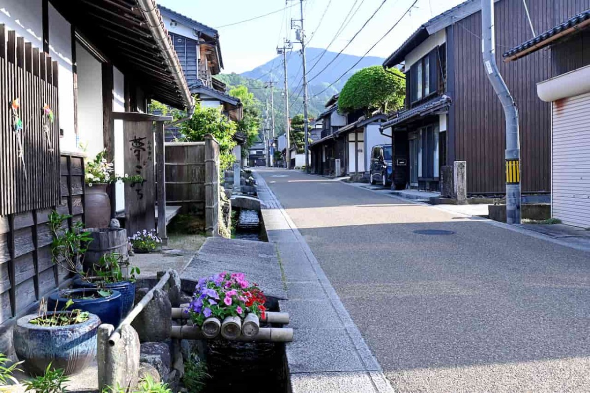 鳥取市鹿野町の町並み