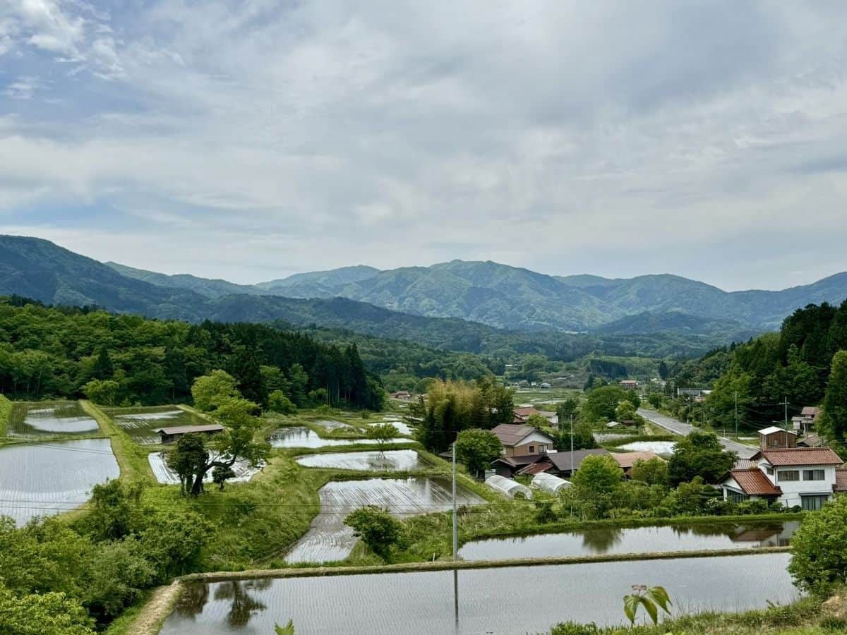 島根県奥出雲町の絶景スポット『大原新田』の景観