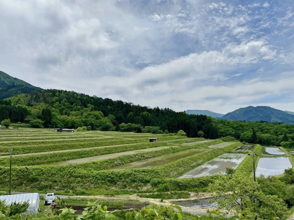 島根県奥出雲町の絶景スポット『大原新田』の景観