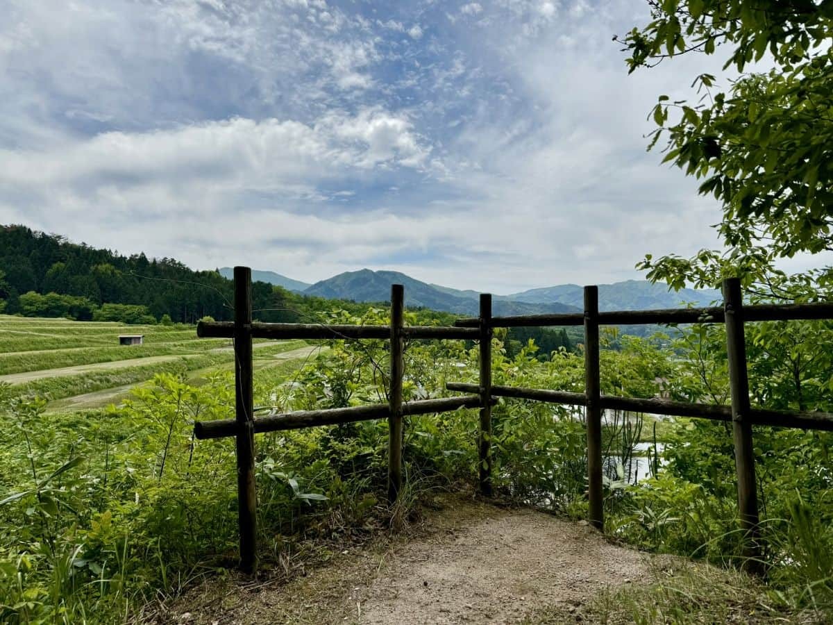 島根県奥出雲町の絶景スポット『大原新田』の展望台