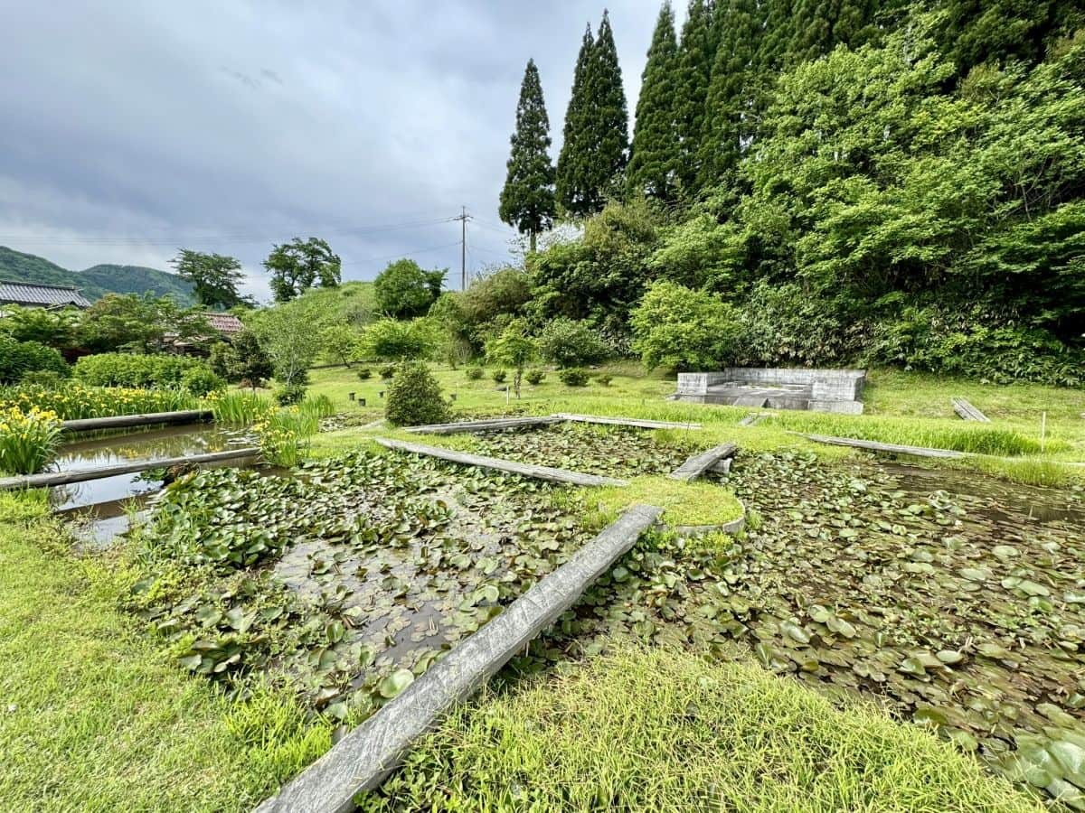 雲南市掛合町の遊び場『佐中ビオトープ』の全景