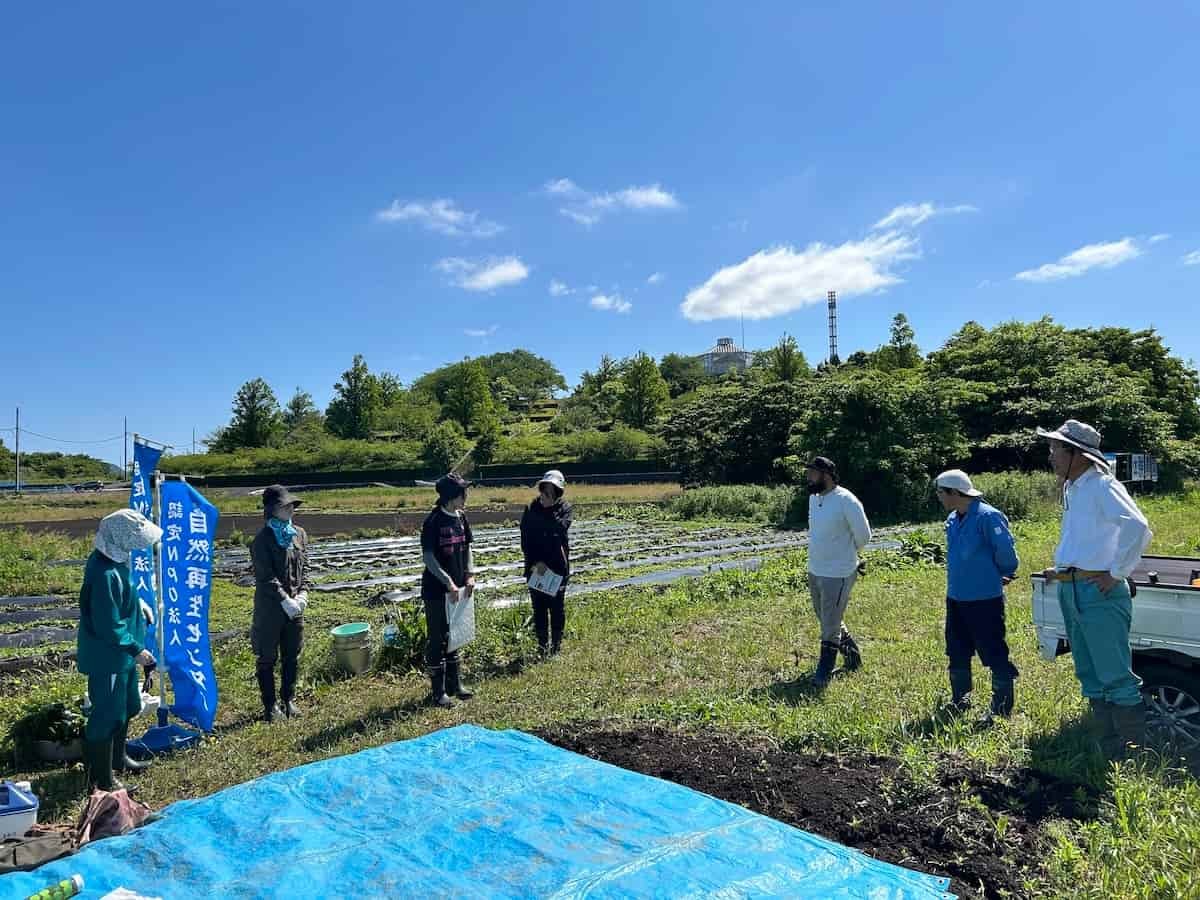 島根県松江市の大根島で開催された「海藻の利活用でつくる芋焼酎プロジェクト」の様子