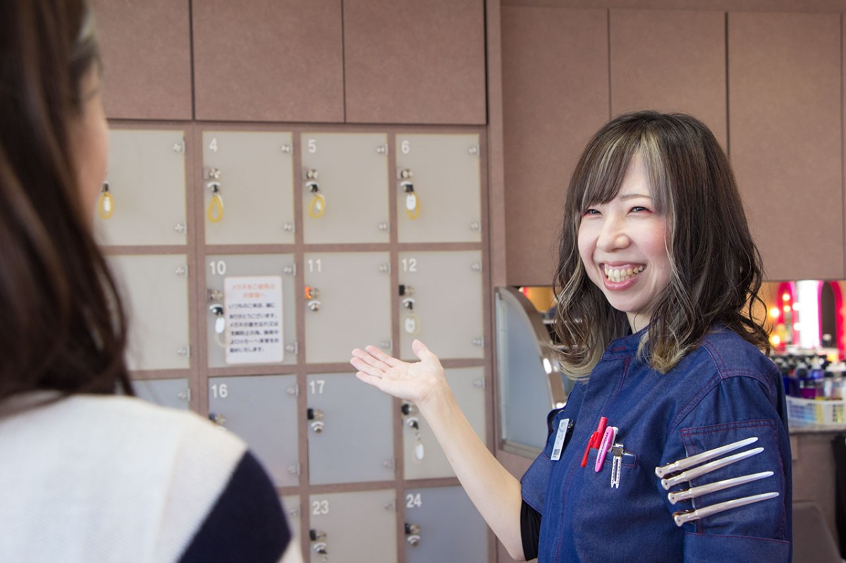 鳥取県境港市の『美容プラーナ境港店』の店内