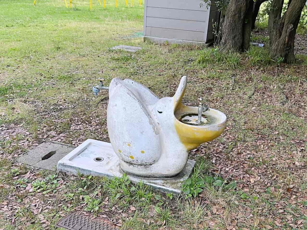 鳥取県米子市にある『河崎公園』内の様子