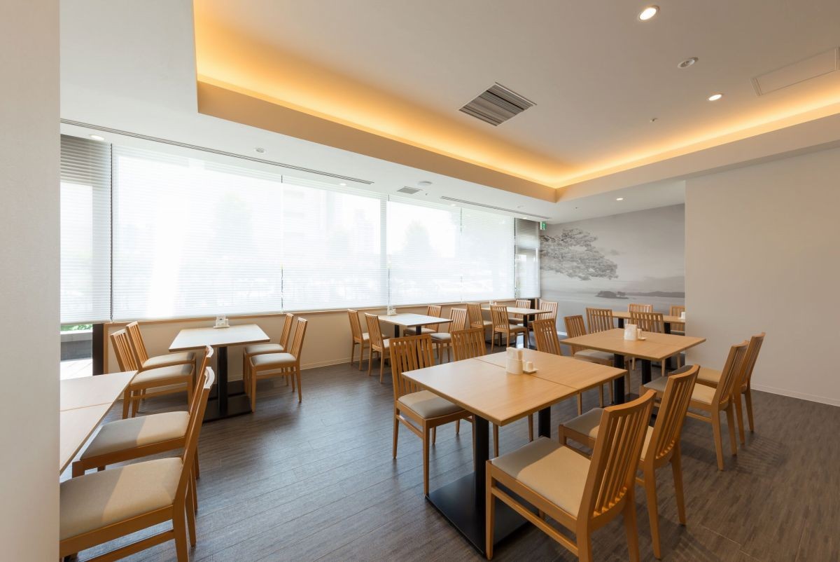 島根県松江市の『松江エクセルホテル東急』内のレストラン「モソロ」の店内