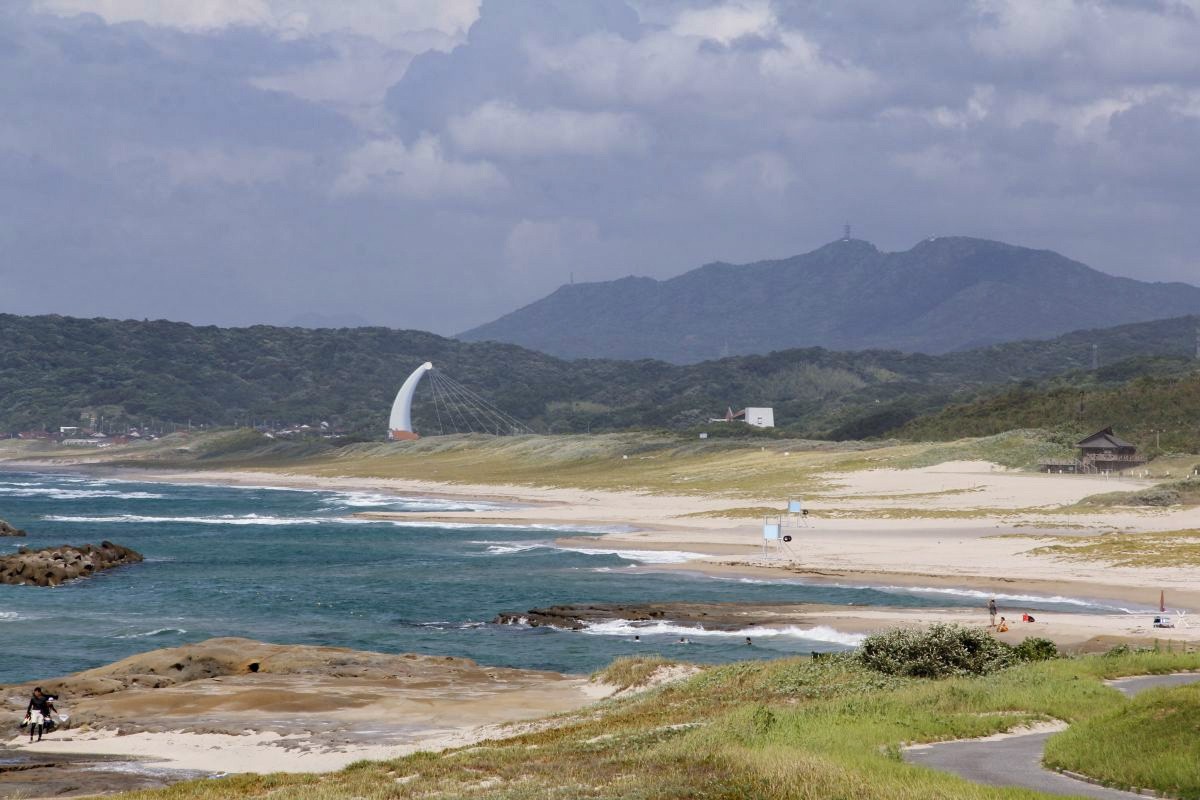 島根県浜田市の『石見海浜公園』の景色