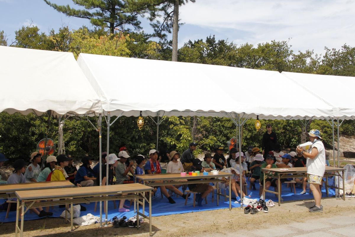 島根県浜田市で開催されたイベント「いわみ自然学校」の様子