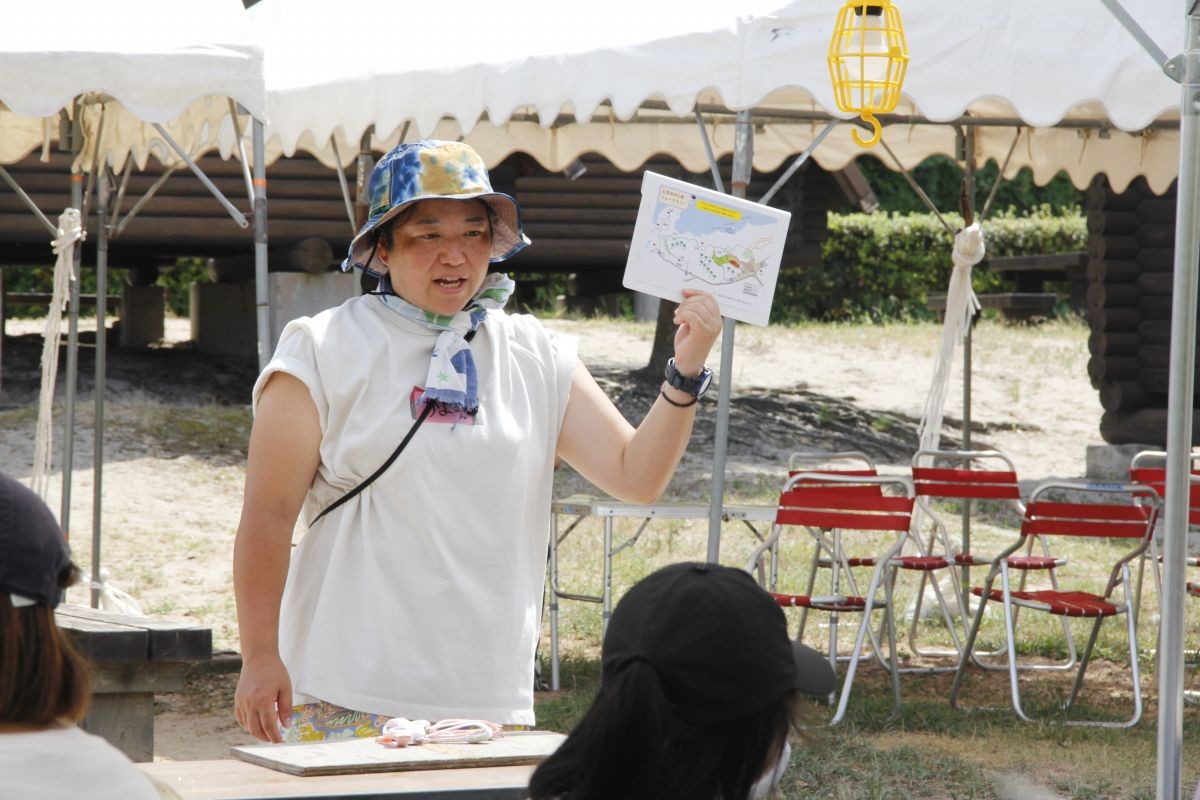 島根県浜田市で開催されたイベント「いわみ自然学校」の様子