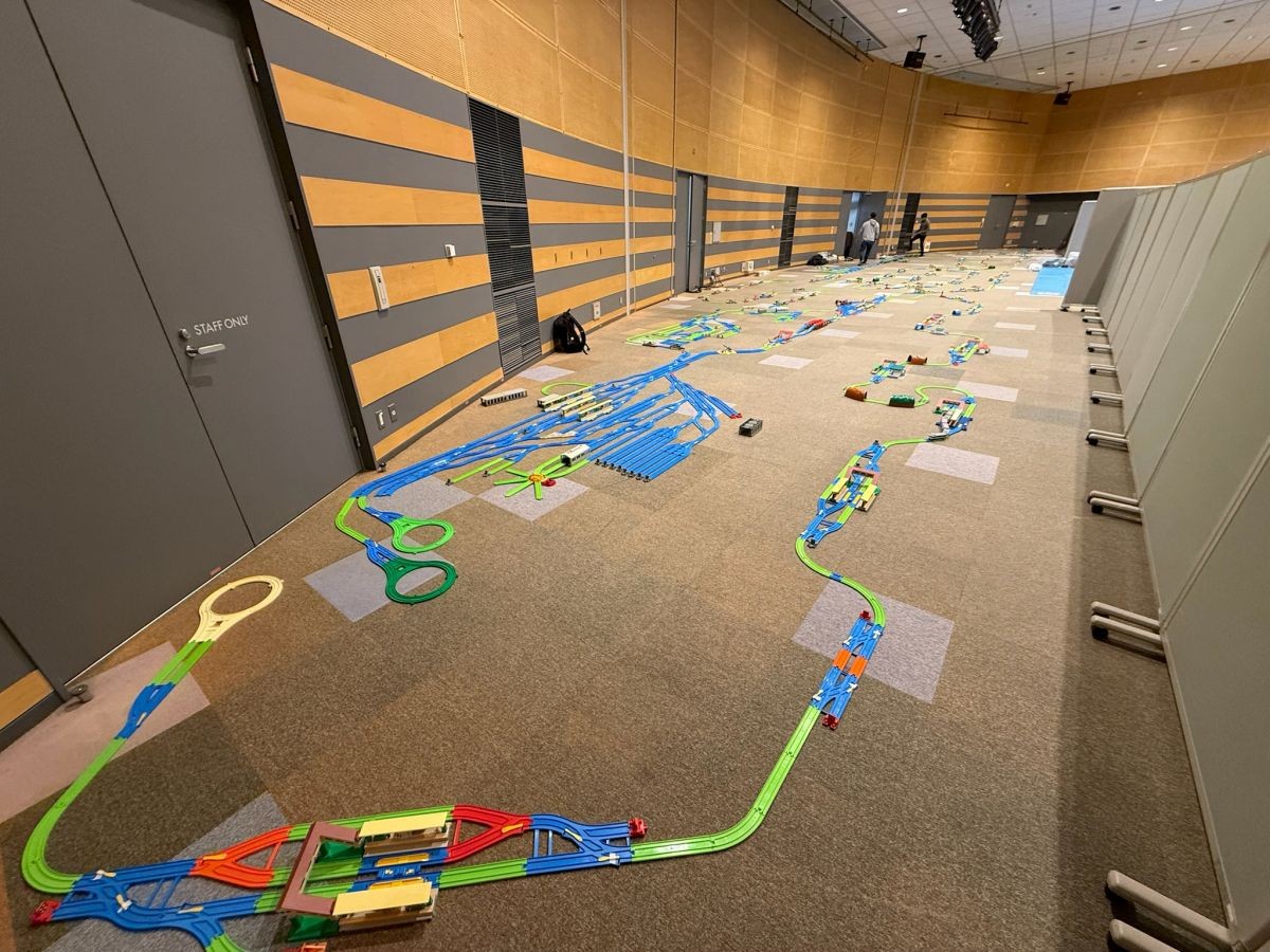 境港市で開催されるイベント「キッズてつどうランド」の過去開催時の様子