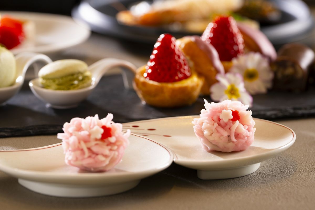 「松江茶の湯文化のアフタヌーンティー」の和菓子