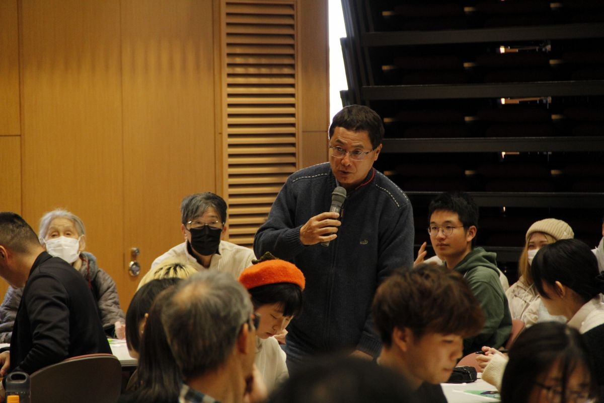 江津市で開催されたイベント「地域づくりオールスター祭」の会場内の様子