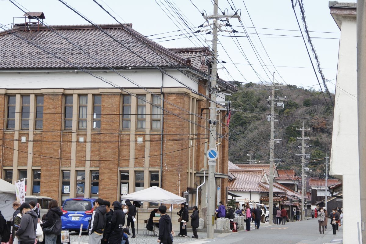 島根県江津市都野津町の町並み
