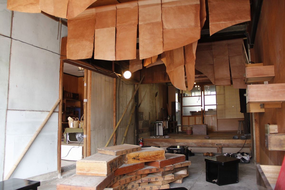 都野津まち皆アートの展示作品